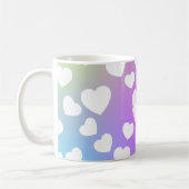 Pastel coeur café & thé mug (Gauche)