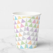 Pastel Color Triangles  Papieren Bekers (Rechts)