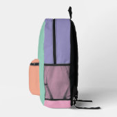 Pastel Colorblock Rugzak (Rechts)