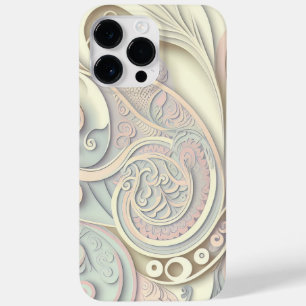PASTEL COLORED EMBOSSED LOOK ORNAMENTATION Case-Mate iPhone 14 PRO MAX HOESJE
