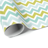 Pastel Colorful Chevron Geometric Zigzag Pattern Cadeaupapier (Rol Hoek)