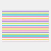PASTEL COLORFUL EASTER EIGS & STRIPS INPAKPAPIER VEL (Voorkant)