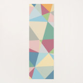 Pastel Colorful Moderne Abstract Geometric Pattern Yogamat (Achterkant)