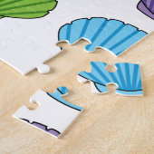 Pastel Colorful Seashell Pack Legpuzzel (Zijkant)