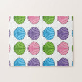 Pastel Colorful Seashell Pack Legpuzzel (Horizontaal)