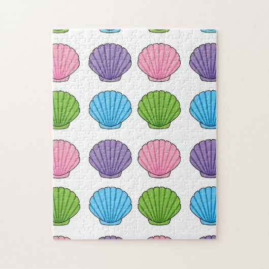 Pastel Colorful Seashell Pack Legpuzzel (Verticaal)