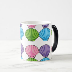 Pastel Colorful Seashell Pack Magische Mok