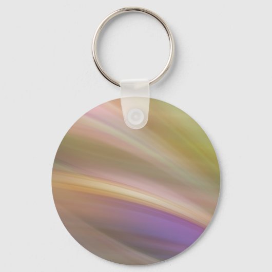 Pastel Colors Abstracte Button Sleutelhanger (Voorkant)