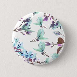 Pastel Colors Bougainvillea Flowers Ronde Button 5,7 Cm