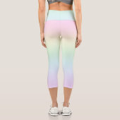 Pastel Colors Capri Leggings (Verso)