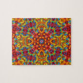 Pastel Colors  Fractal Kaleidoscope Legpuzzel (Horizontaal)