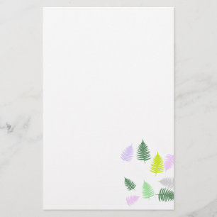 Pastel Colors Lucky Fern Briefpapier