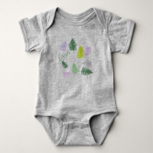 Pastel Colors Lucky Fern Romper