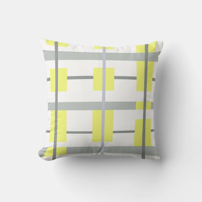 Pastel Colors Pattern Line Sierkussen Cushion (Voorkant)