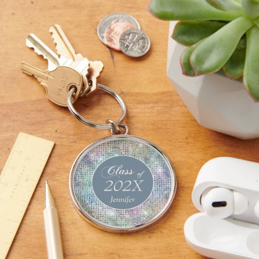 Pastel Colors Star Shimmer Afstuderen Sleutelhange Sleutelhanger (Bureau)