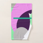 Pastel Colors Turquoise Abstract Art Bath Towels Bad Handdoek (Handdoek)