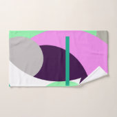 Pastel Colors Turquoise Abstract Art Bath Towels Bad Handdoek (Handdoek)