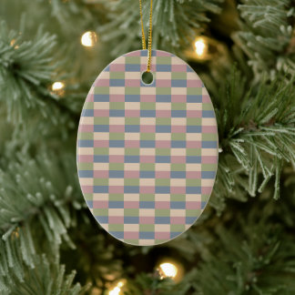 Pastel Colors with Muddy Green Keramisch Ornament