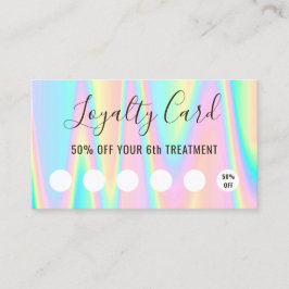 Pastel Colours Loyalty Card Visitekaartje
