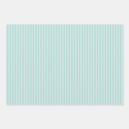 Pastel combination of Gray, Pink, Mint Stripes Inpakpapier Vel (Voorkant 3)