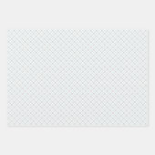 Pastel combination of Retro Gray, Mint, Geometric Inpakpapier Vel (Voorkant 3)