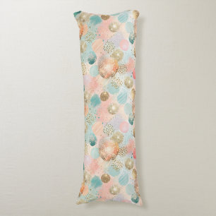Pastel Confetti Glitter Abstract Patroon Lichaamskussen