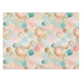Pastel Confetti Glitter Abstract Patroon Tafelkleed (Voorkant (Horizontaal))