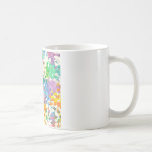 Pastel Confetti Hearts Koffiemok