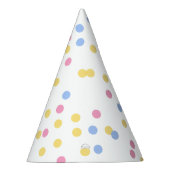 Pastel Confetti Party Pet Feesthoedjes (Rechts)