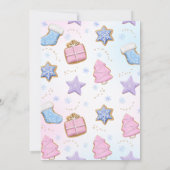 Pastel Cookies Exchange Party Kaart (Achterkant)