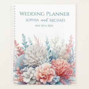 Pastel Coral Reef-Beach Planificateur de mariage