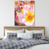 Pastel Cornelia Roos waterverf Canvas Afdruk (Insitu (Slaapkamer))