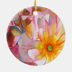 Pastel Cornelia Roos waterverf Keramisch Ornament