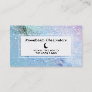 *~* Pastel cosmique Moon lunaire Carte de visite d