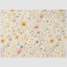 Pastel Cottage Wildebloem Waterverf
