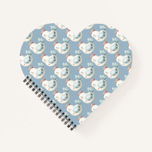 Pastel Cottagecore Kip Notitieboek