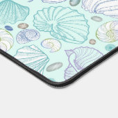 Pastel couleurs coquillages motif monogramme perso (Coin)