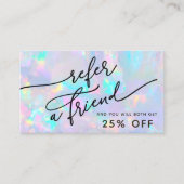 pastel couleurs opal carte de référence (Devant)