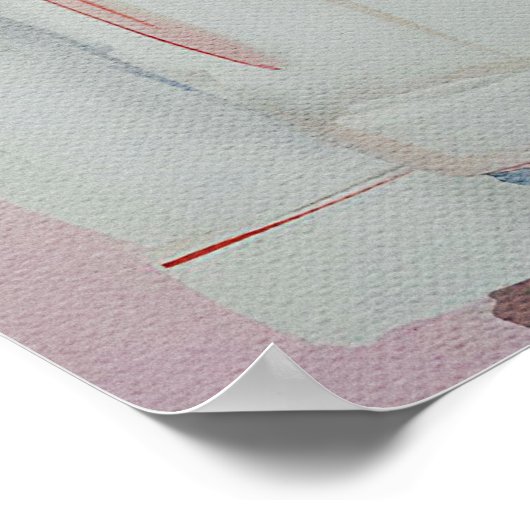 Pastel Cowboy Chats Poster d'Art Mur tendance Impr (Coin)