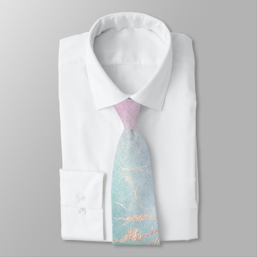 Pastel cravate homme rose vert or nouveau design (Attaché)