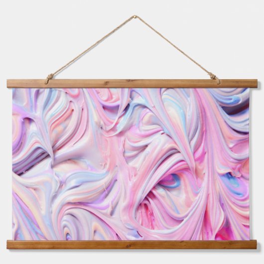 Pastel Creamy Frosting Hangend Wandkleed (Voorkant)
