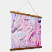 Pastel Creamy Frosting Hangend Wandkleed (Gebogen)
