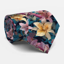 Pastel & Crème Lelie Bloemmotief