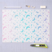 Pastel Crescent Moons en Sterren Halloween Tissuepapier (Craft)