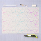 Pastel Crescent Moons en Sterren Halloween Tissuepapier (Craft)