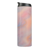 Pastel Crystal Geode Abstracte Glitter Thermosbeker (Geroteerd rechts)