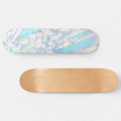 Pastel Crystal GOLD Skateboard Deck (Horizontaal)