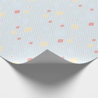 Pastel Crystal Star Pattern Wrapping Paper Cadeaupapier