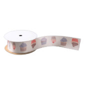 Pastel Cupcake Confetti Pattern Ribbon Lint (Spoel)