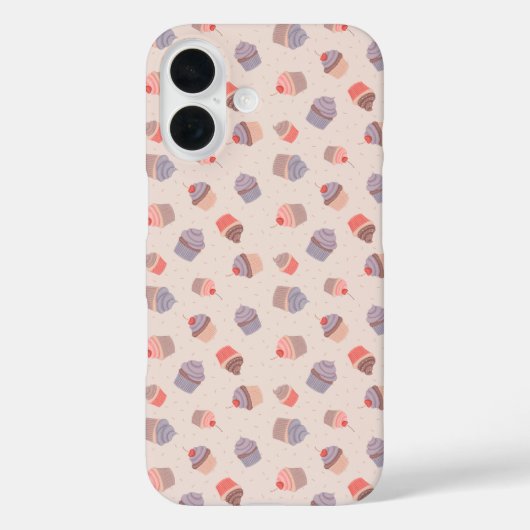 Pastel Cupcake Confetti Telefoonhoes Case-Mate iPhone Case (Achterkant)